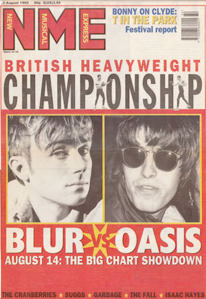 Blur v Oasis, 1995 cover