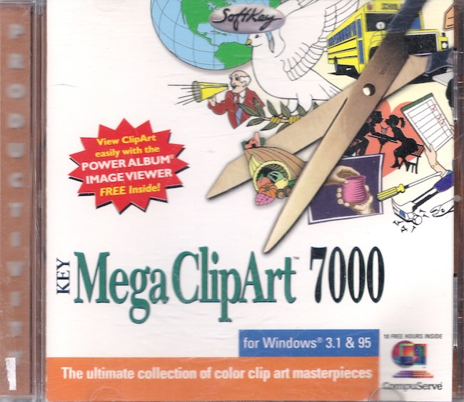'90s Clip Art: Mega Clip Art 7000 CD cover